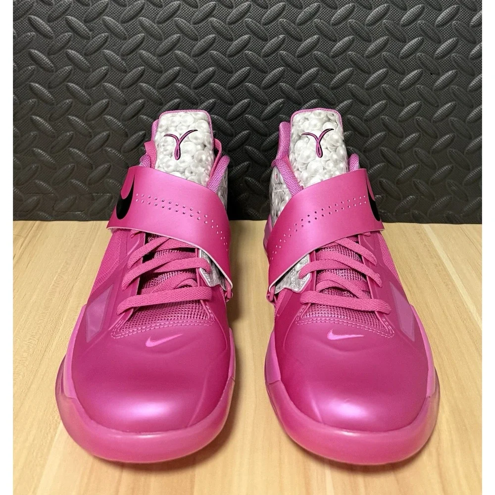 Nike Zoom KD 4 2024 Aunt Pearl Pink Basketball Shoes HF9098-600 Mens Size 8 NEW